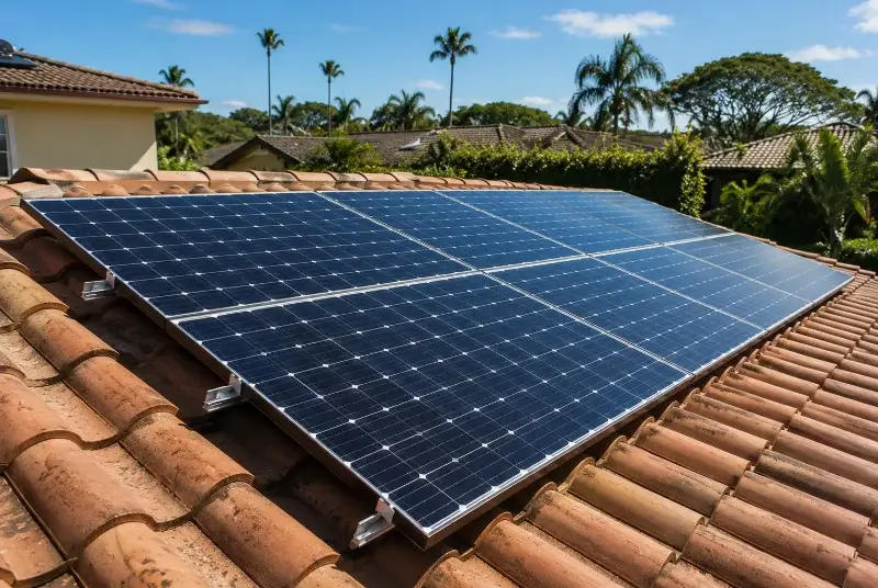 Installation de panneaux solaires à Bias